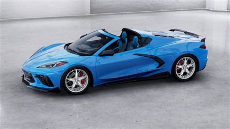 Images of the C8 in Rapid Blue