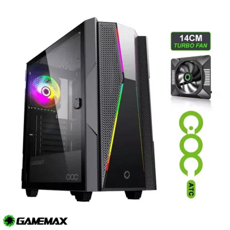 Case Gamemax Typhoon COC Vidrio Templado ARGB Quito Ecuador