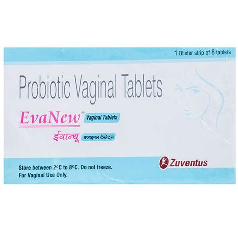 Buy EvaNew Vaginal Tablet 8 Tab Online At Best Price In India