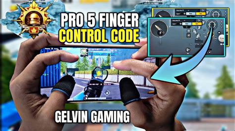 5 FINGER CLAW BGMI CONTROL CODE BEST CONTROL FOR BGMI 5 FINGER