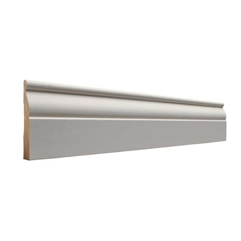 Evertrue 325 In X 8 Ft Interior Pine Primed Finger Joint Baseboard