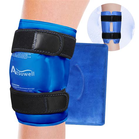 Snapklik Atsuwell Xl Knee Ice Pack Wrap Around Entire Knee After