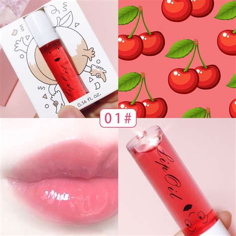 Yolmart Walk Bead Lip Oil Glass Transparent Lip Gloss Stacked Lip Oil