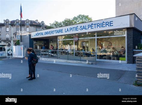 Paris France Exterior French Public Hospital La Pitié Salpetriere