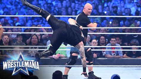 Stone Cold Steve Austin Makes In Ring Return WrestleMania 38 WWE