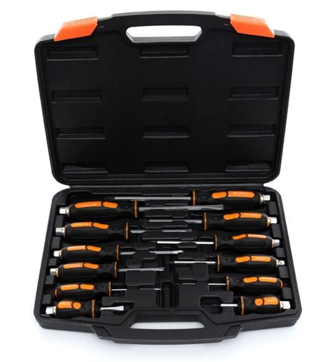 MAGNETIC SCREWDRIVER SET WITH HEX IMPACT BOLSTER HANDLE HEAVY DUTY GM