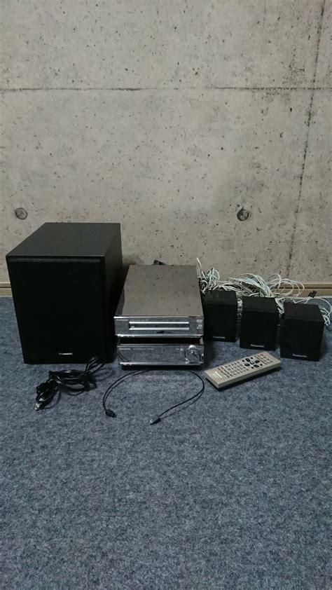 【目立った傷や汚れなし】動作品 美品 Panasonic パナソニック ミニコンポ Sa Dt200 Sl Dt200 純正リモコン