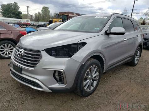 Report Km8sndhfxju275410 Hyundai Santa Fe 2018 Silver Gas Price And