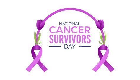 Premium Vector National Cancer Survivors Day Observed Every Year In June