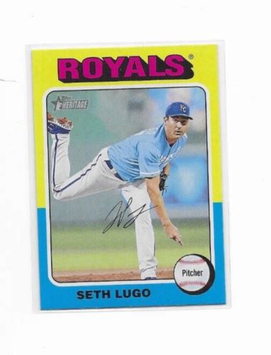 2024 Topps Heritage Seth Lugo Kansas City Royals Card 395 Ebay