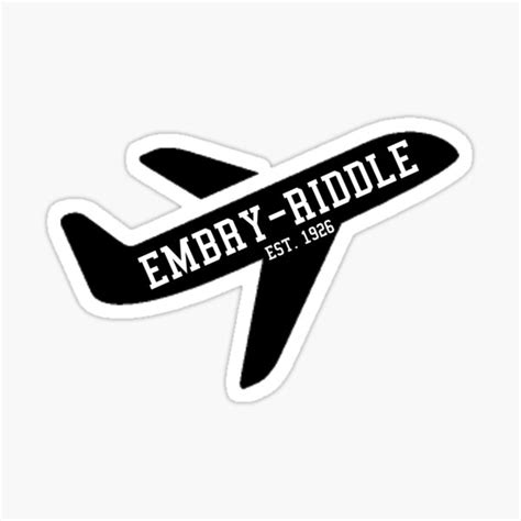 Embry Riddle Stickers Redbubble