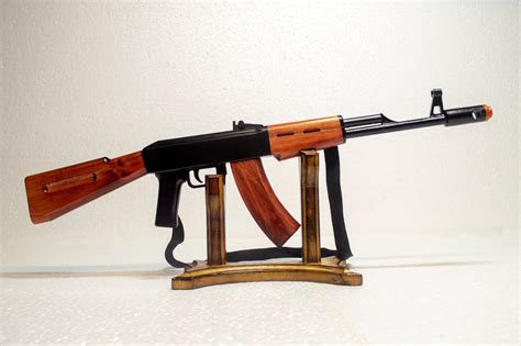 Ak 74 Wooden Toy Rifle Soviet Army Assault Rifle 545 X39 Etsy