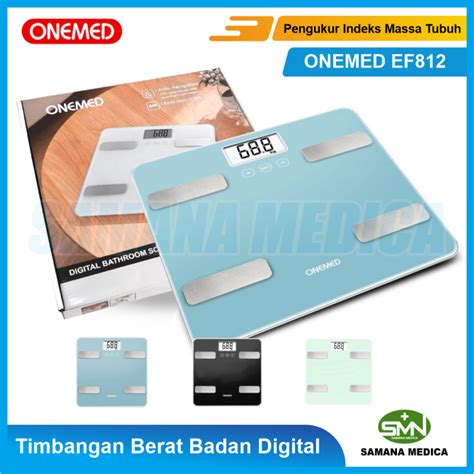 Timbangan Berat Badan Digital Onemed Ef Pengukur Indeks Massa