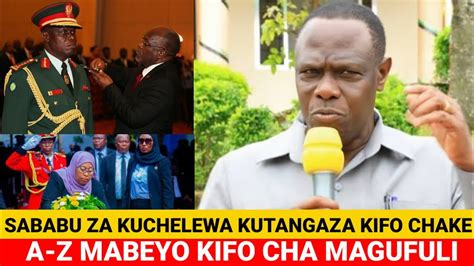 Mkuu Wa Majeshi Mstaafu Cdf Mabeyo Afichua Kwanini Tulichelewa