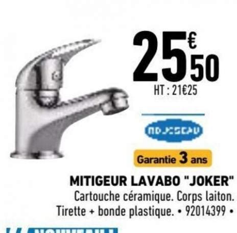 Mitigeur Lavabo Brico Cash Avril 2022