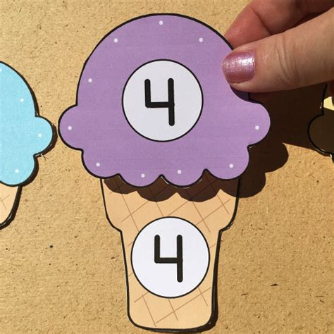 Ice Cream Cone Number Match