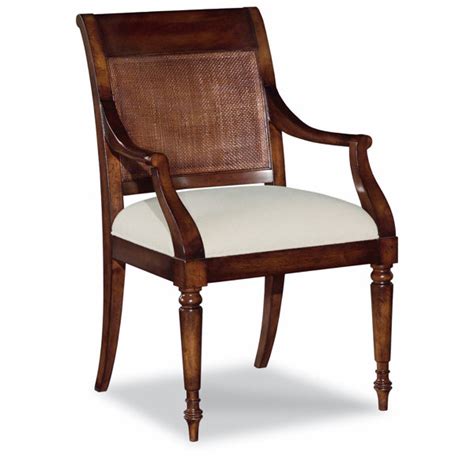 Woodbridgefurniture Hamilton Linen Solid Wood Arm Dining Chair Perigold