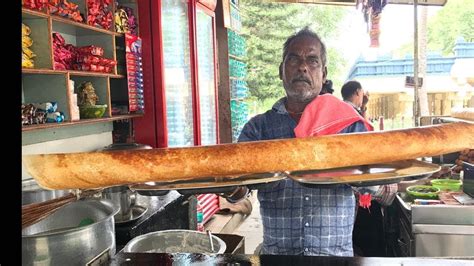 One Of The Biggest Dosas In The World Youtube