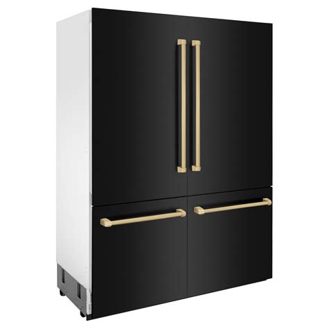 ZLINE Autograph Edition 60" Built-in Refrigerator - Black Stainless ...