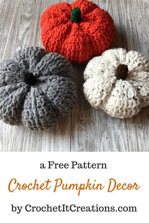 Pumpkin Decor Crochet Pattern