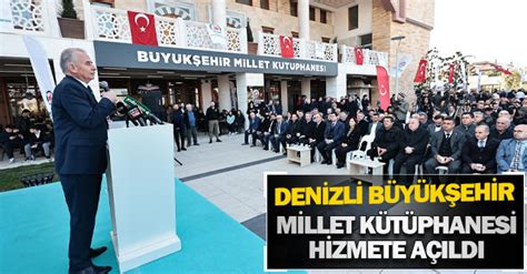 Denizli B Y K Ehir Millet K T Phanesi Hizmete A Ld Denizli Online Haber