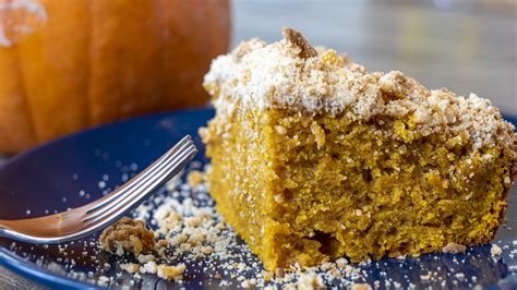 Cinnamon Streusel Pumpkin Cake Chef Shamy