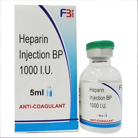 Heparin Sodium Injection Strength 1000 IU At Rs 200 Piece In Madurai