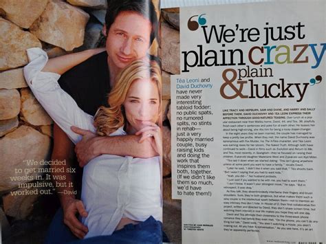 Redbook Magazine Tea Leoni David Duchovny Enrique Murciano