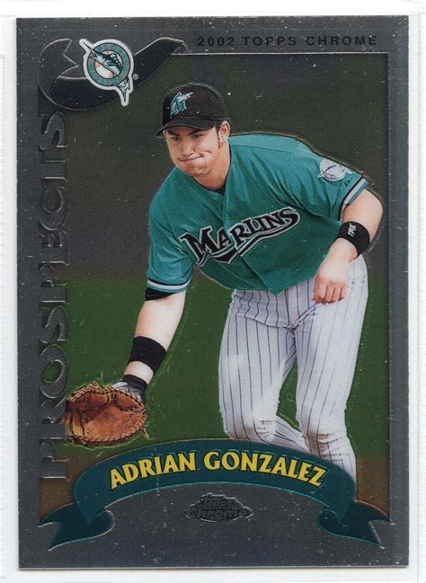 Topps Chrome Traded Baseball T Adrian Gonzalez Florida