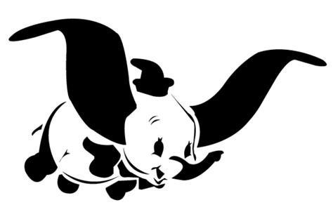 Dumbo Pumpkin Stencil