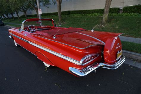 1959 Chevrolet Impala 348 3X2 BBL V8 Convertible Stock 807 For Sale