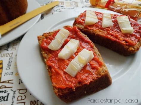 Tostas De Sobrasada Con Queso Or Gano Y Miel Cocina