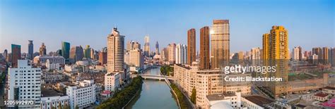 Panoramic View Of Suzhou River In Shanghai High Res Stock Photo Getty