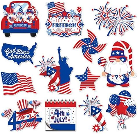 Amazon Whaline Piece Patriotic Refrigerator Magnets Independence