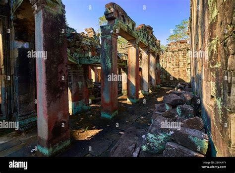 Ancient Of Prasat Preah Khan Temple At Angkor Wat Complex Angkor Wat