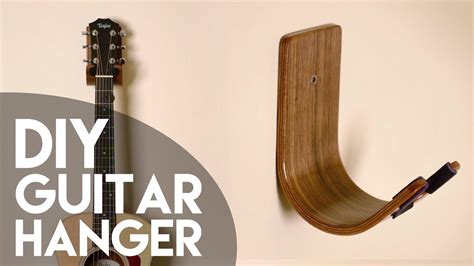 Diy Guitar Hanger Bent Wood Lamination How To Woodworking Youtube