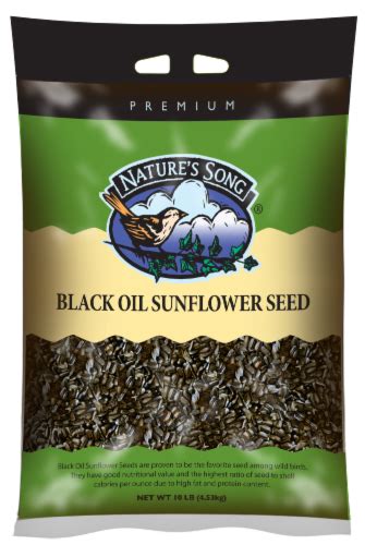 Nature S Song® Premium Black Oil Sunflower Seed Bird Food 10 Lb Smith’s Food And Drug