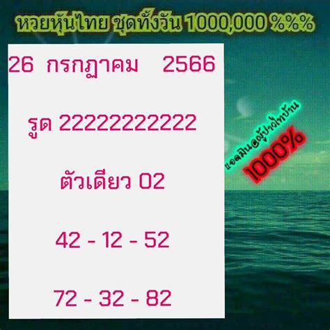 หวยหุ้นวันนี้ 26966 รวมหวยหุ้นเด็ดๆ วิเคราะห์หุ้นไทยวันนี้ ออกอะไร