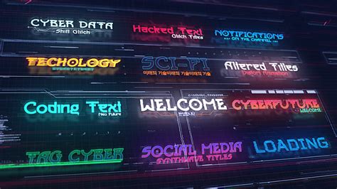 Cyberpunk Hud Torrent - Videohive , After Effects,Pro Video Motion