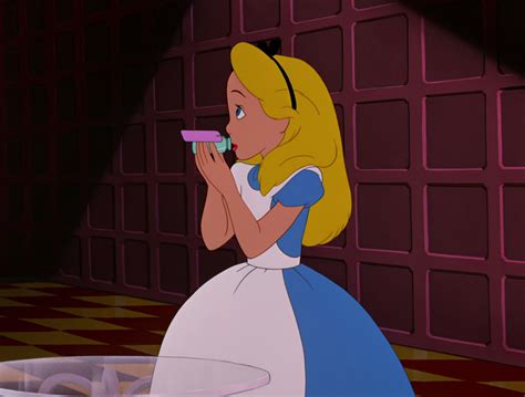 Vintage Disney Alice in Wonderland: Alice and the Drink Me Bottle ...