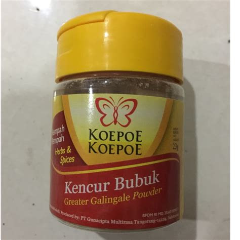 Jual Kencur Bubuk Koepoe Koepoe Greater Galingale Powder Kupu Kupu 23