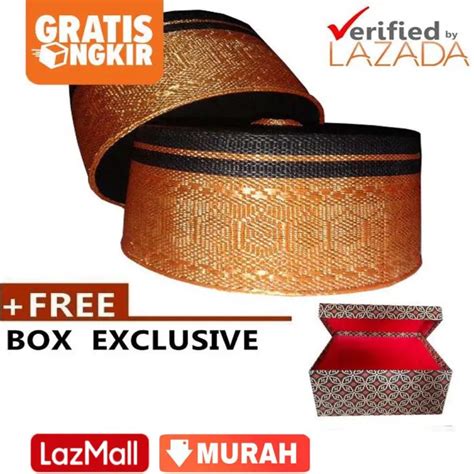 Songkok Recca Adat Bugis Bone King Custom Lazada Indonesia