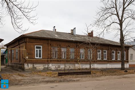 Борисоглебск. Деревянный жилой дом. Улица Ленинская (Верхнеплощадная ...