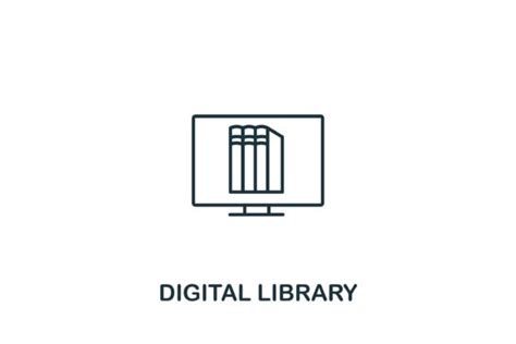 Digital Library Graphic By Aimagenarium · Creative Fabrica