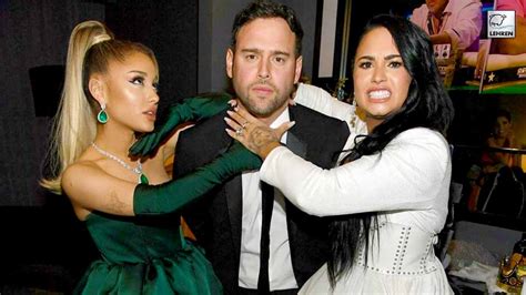 Demi Lovato Ariana Grande Splits With Manager Scooter Braun