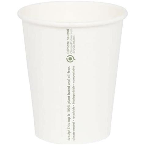 Pi Ces Gobelets Carton Blanc Ml Oz Mm Cologique