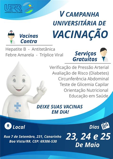 Campanha Universit Ria De Vacina O Uerr Universidade Estadual