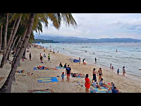 This Is Boracay White Beach On October Makulimlim Na Hapon Peru