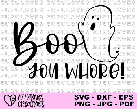 Boo You Whore Mean Girls Halloween Funny Svg T For Best Etsy