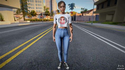 Claire Redfield Denim Jeans V1 For Gta San Andreas